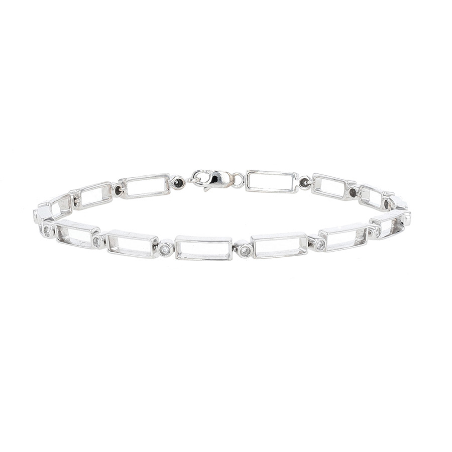 Bracelet diamants Parfait état - 1990,00 € Bracelet diamants Parfait état reconditionné disponible sur Gemme Les Bijoux