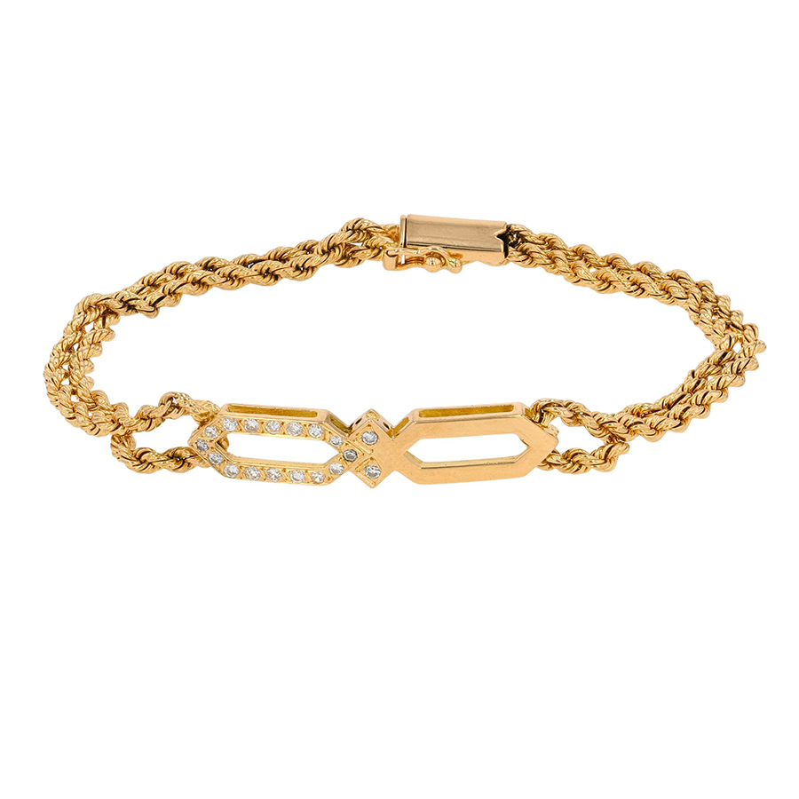 Bracelet diamants Parfait état - 2900,00 € Bracelet diamants Parfait état reconditionné disponible sur Gemme Les Bijoux