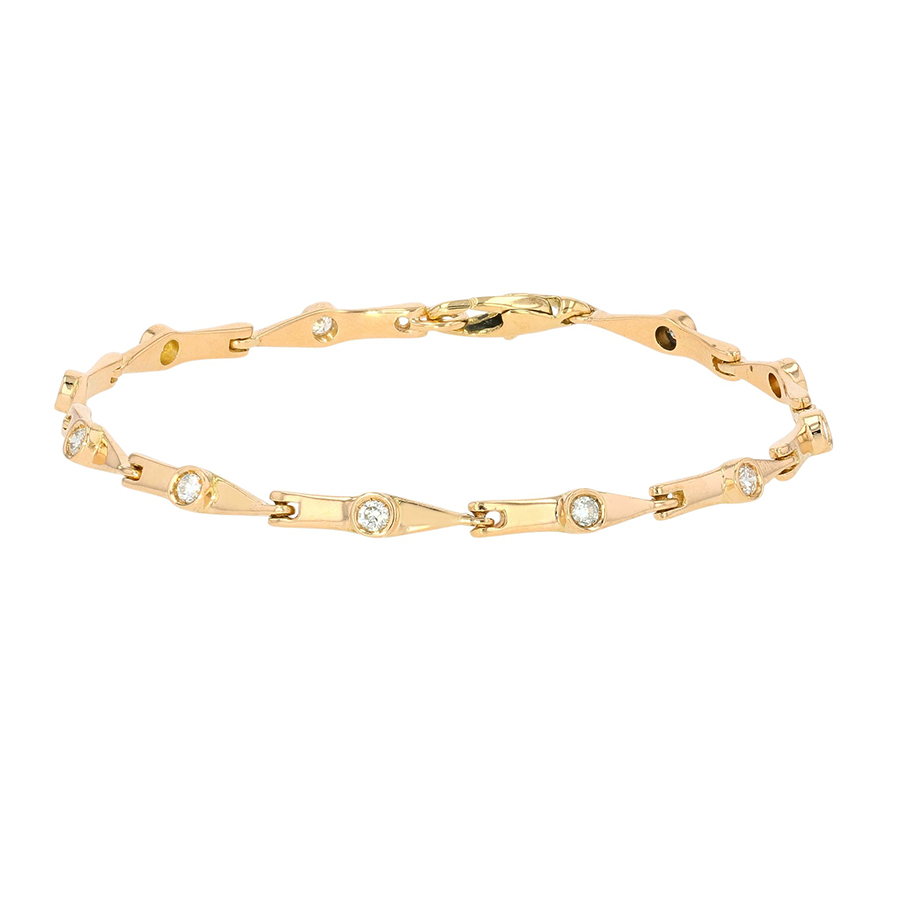 Bracelet diamants Parfait état - 1950,00 € Bracelet diamants Parfait état reconditionné disponible sur Gemme Les Bijoux