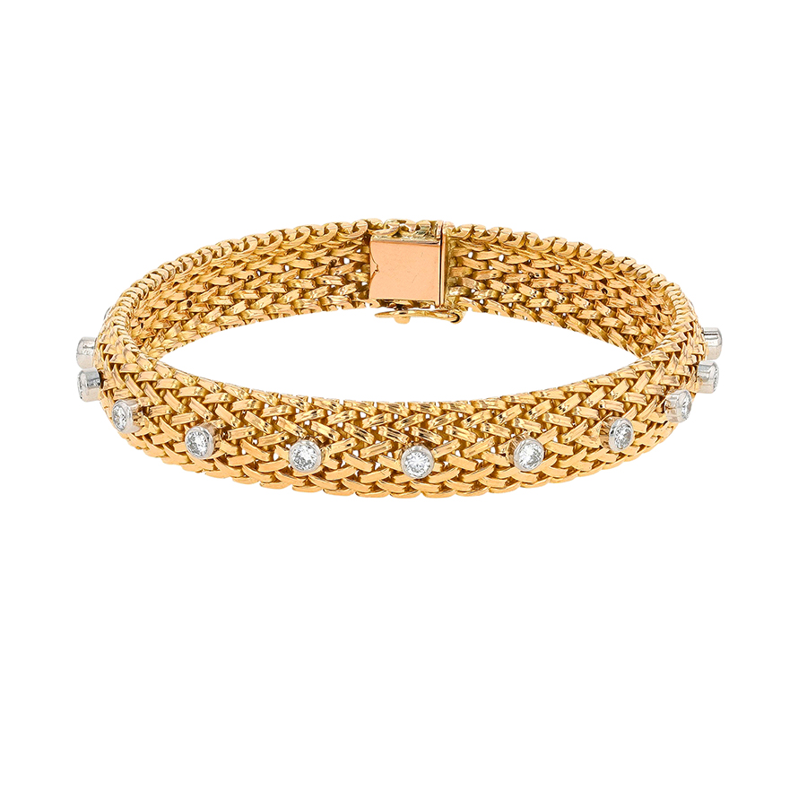 Acheter Bracelet diamants Parfait état - 7500,00 € Bracelet diamants Parfait état reconditionné disponible sur Gemme Les Bijoux