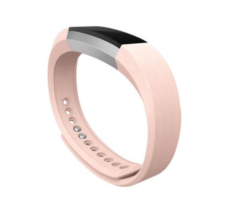 Bracelet Fitbit Alta en Cuir Rose Blush Large État correct Fitbit reconditionné disponible sur Fnac