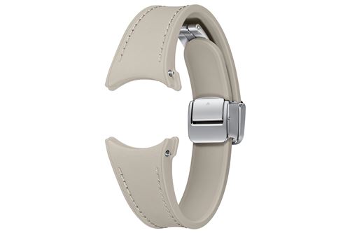 Bracelet hybride en simili cuir pour Samsung Galaxy Watch Series 115 mm S/M Taupe État correct reconditionné disponible sur Fnac