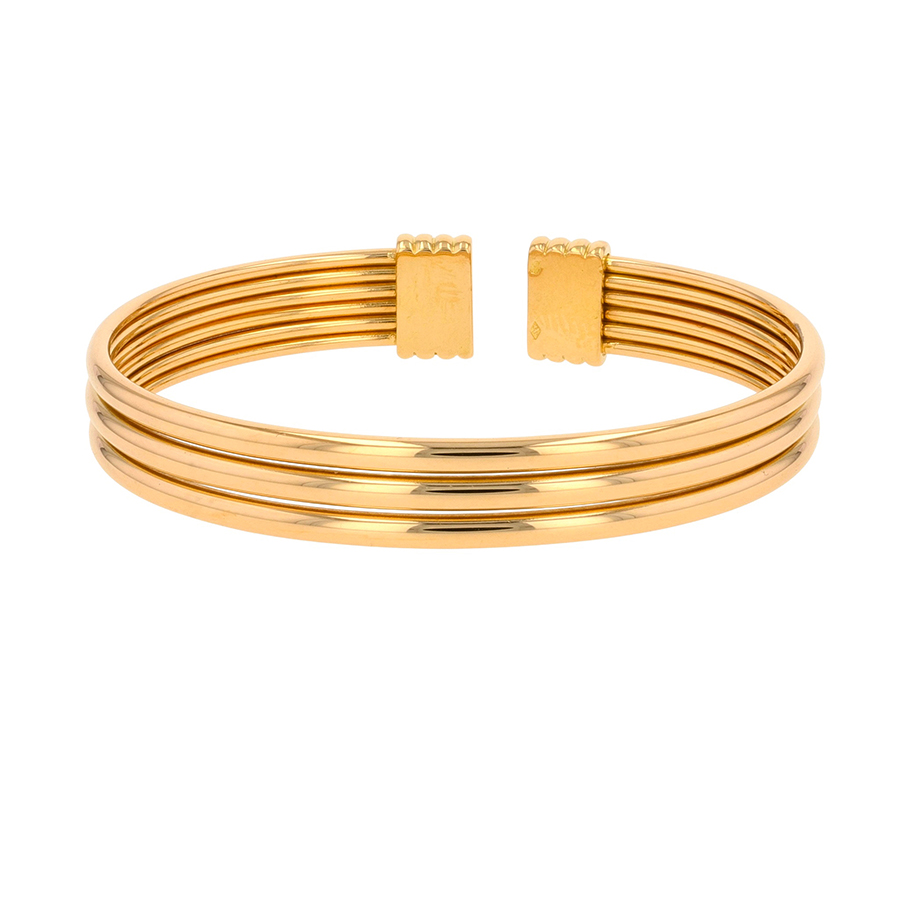 Bracelet jonc ovale Parfait état - 4400,00 € Bracelet jonc ovale Parfait état reconditionné disponible sur Gemme Les Bijoux