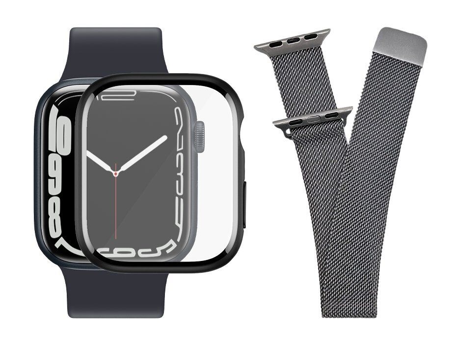 Bracelet montre connectée acier inoxydable & protection d'écran PanzerGlass Apple Watch 4/5/6/SE 42/44/45/49 mm argent Parfait état - 32,99 € Bracelet montre connectée acier inoxydable & protection d'écran PanzerGlass Apple Watch 4/5/6/SE 42/44/45/49 mm argent Parfait état reconditionné disponible sur Refurbed | Dero