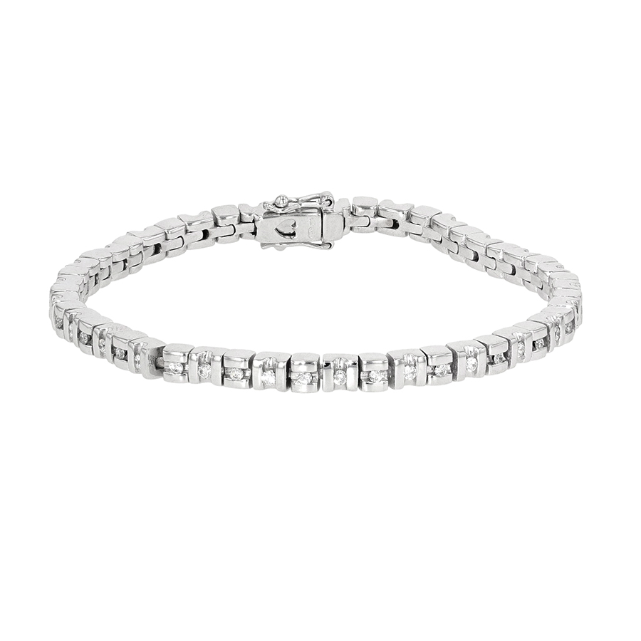 Bracelet rivière de Parfait état - 6900,00 € Bracelet rivière de Parfait état reconditionné disponible sur Gemme Les Bijoux