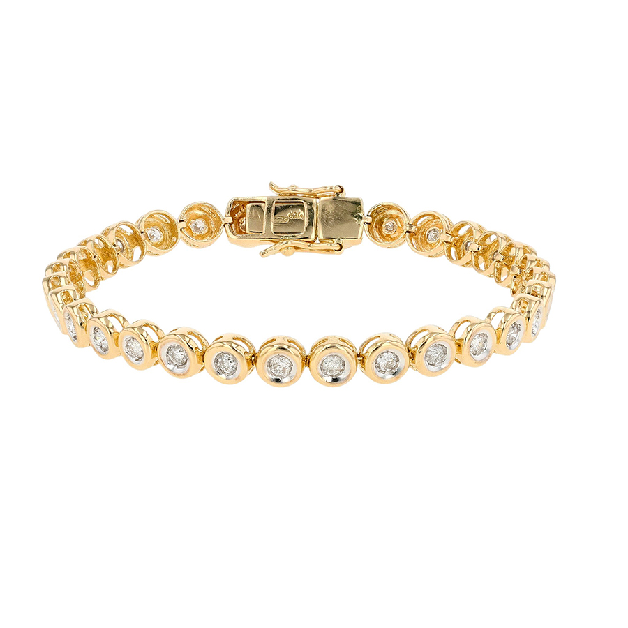 Bracelet rivière de Parfait état - 2750,00 € Bracelet rivière de Parfait état reconditionné disponible sur Gemme Les Bijoux