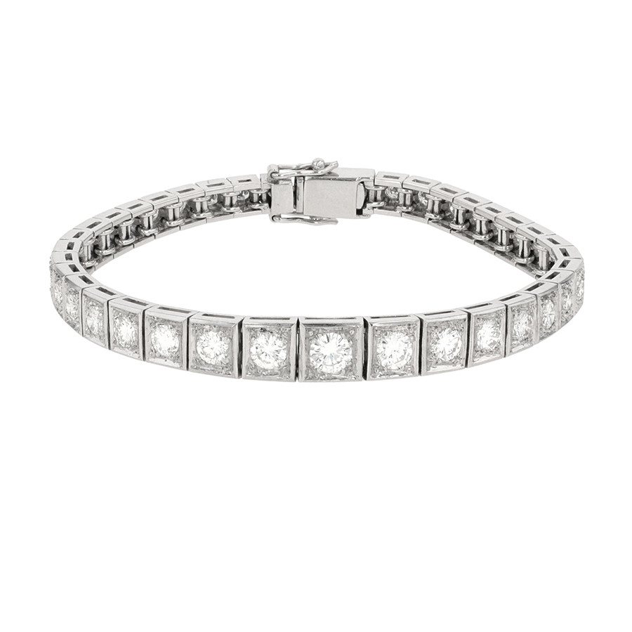 Acheter Bracelet rivière de Parfait état - 7900,00 € Bracelet rivière de Parfait état reconditionné disponible sur Gemme Les Bijoux