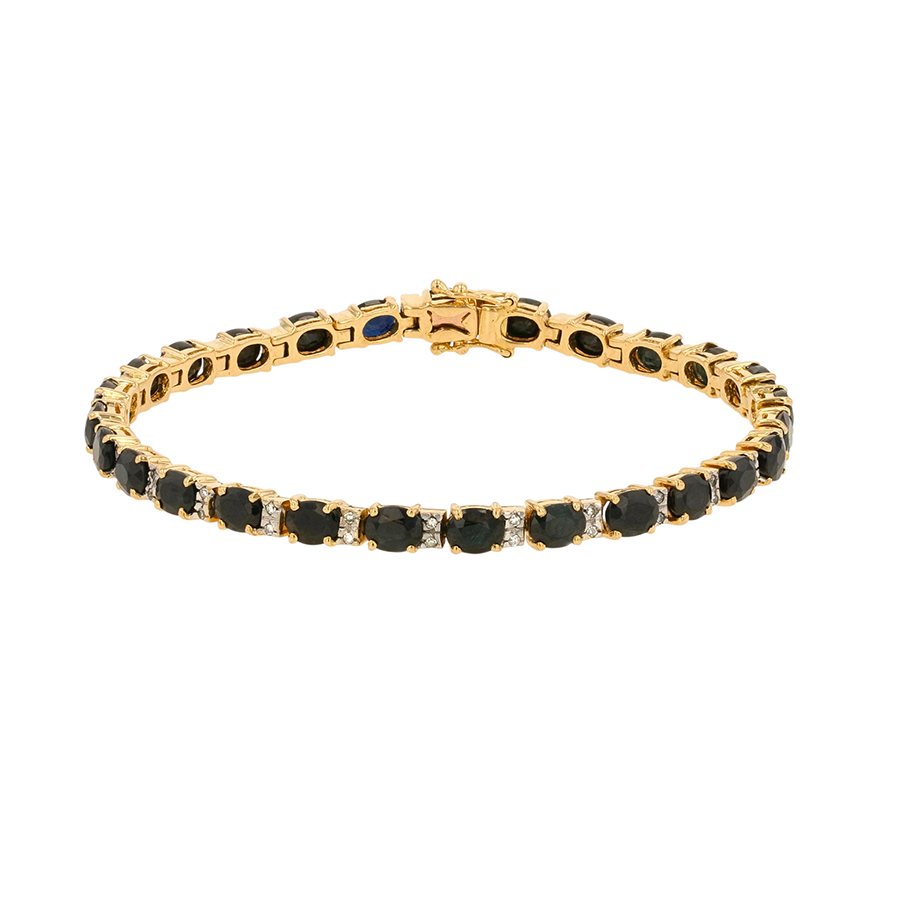 Bracelet saphirs Parfait état - 2750,00 € Bracelet saphirs Parfait état reconditionné disponible sur Gemme Les Bijoux