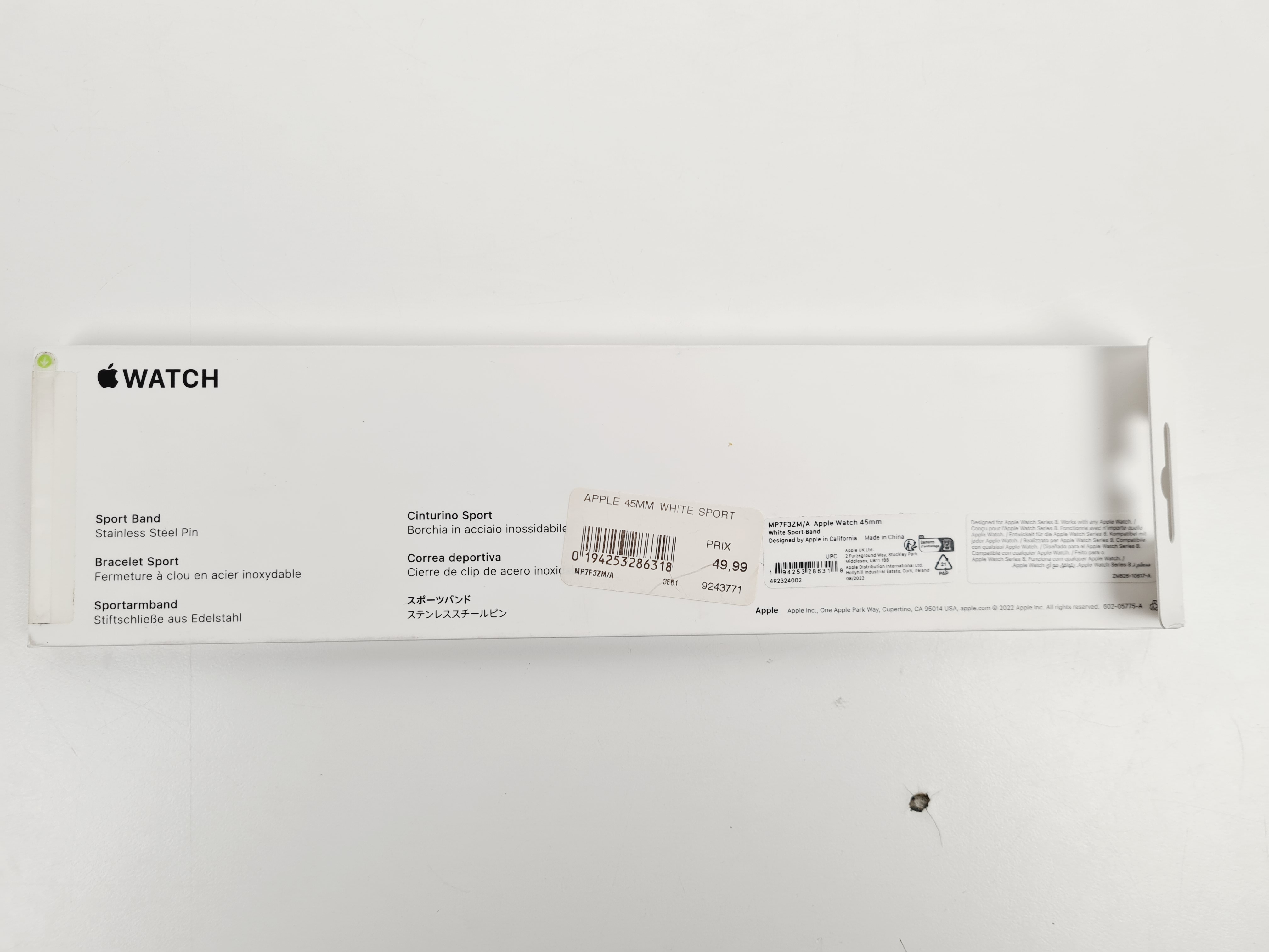 Voir photo 4 de Bracelet Sport - Apple Watch - Watch Series 8 - 45 mm Bracelet Sport - Apple Watch - Watch Series 8 - 45 mm Parfait état reconditionné photo 4