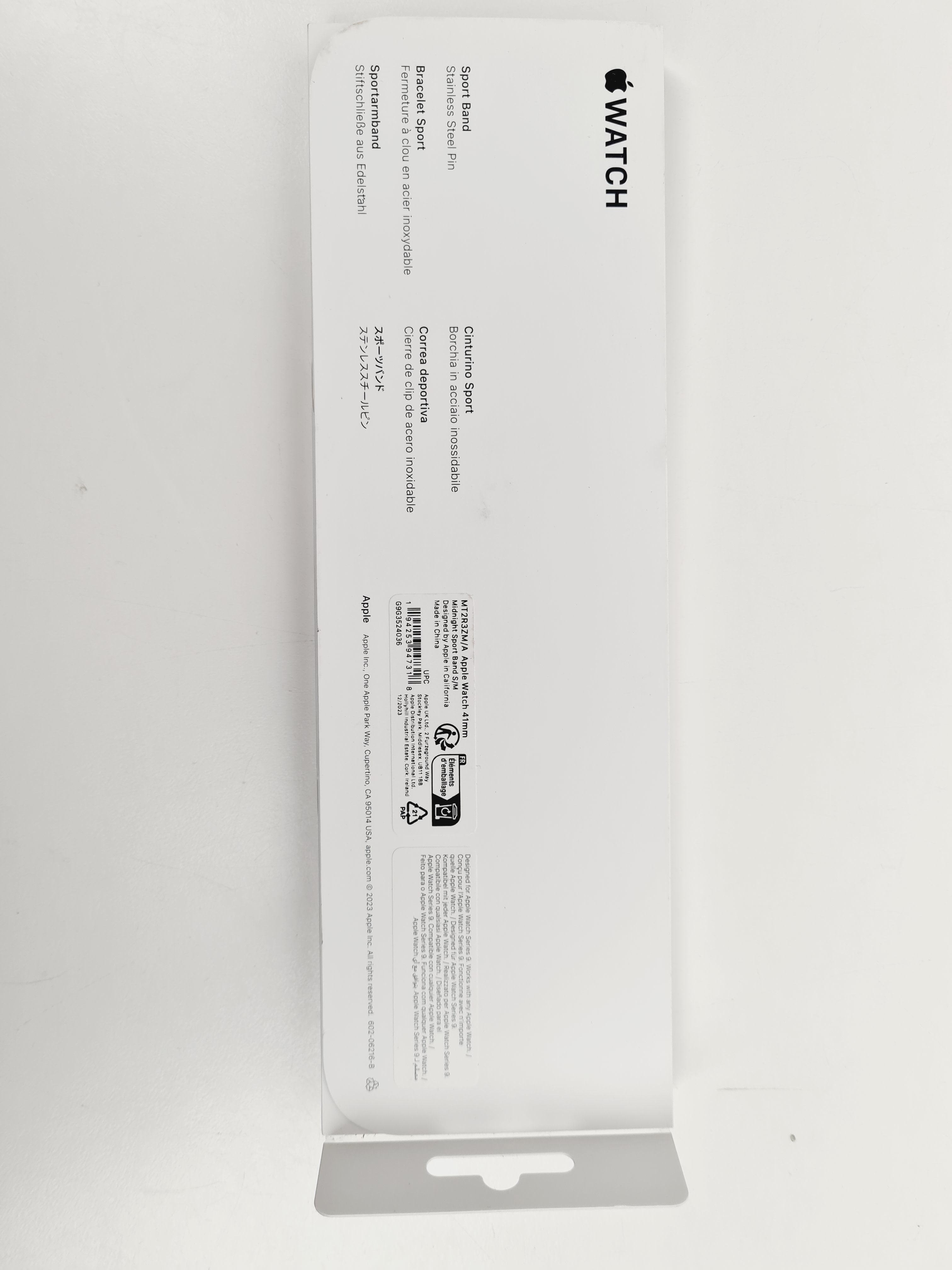 Voir photo 3 de Bracelet Sport - Apple Watch - Watch series 9 - 41 mm S/M Bracelet Sport - Apple Watch - Watch series 9 - 41 mm S/M neuf reconditionné photo 3