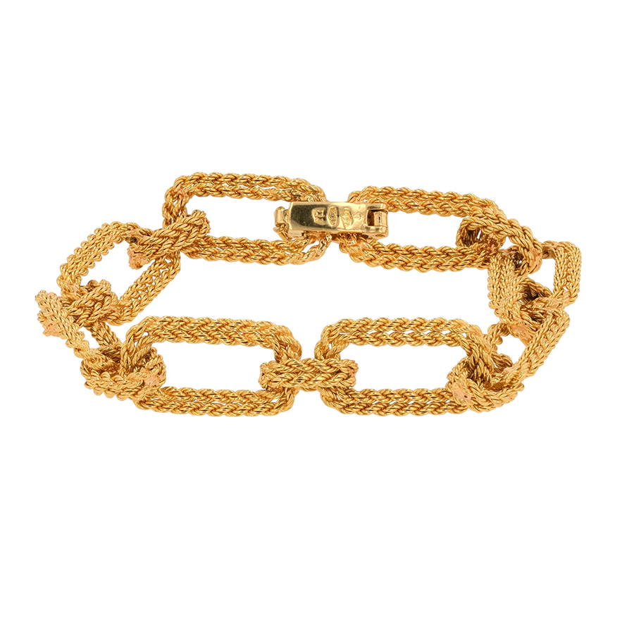 Acheter Bracelet vintage or Parfait état - 6400,00 € Bracelet vintage or Parfait état reconditionné disponible sur Gemme Les Bijoux