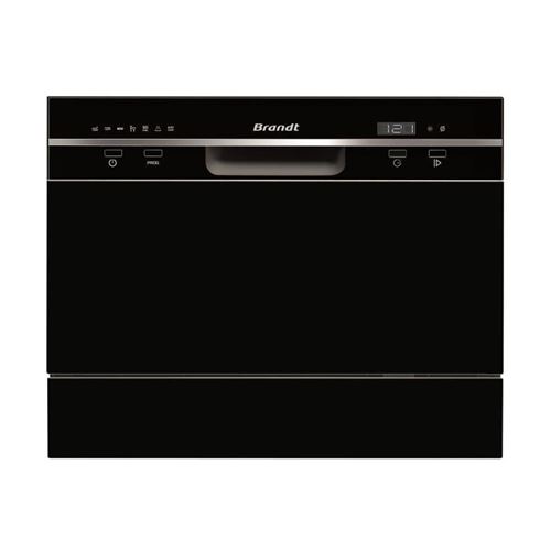 Brandt DFC6519B - Lave-vaisselle - largeur : 55 cm - profondeur : 50 cm - hauteur : 43.8 cm - noir État correct Brandt reconditionné disponible sur Fnac