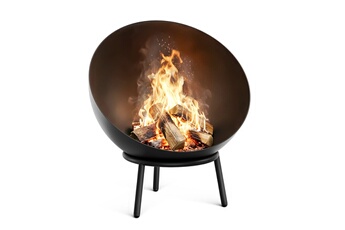 Braséro - Fireball - 66 cm - Anti corrosion - Anti basculement - Solide - Inclinaison 2 en 1 Bon état reconditionné disponible sur Darty