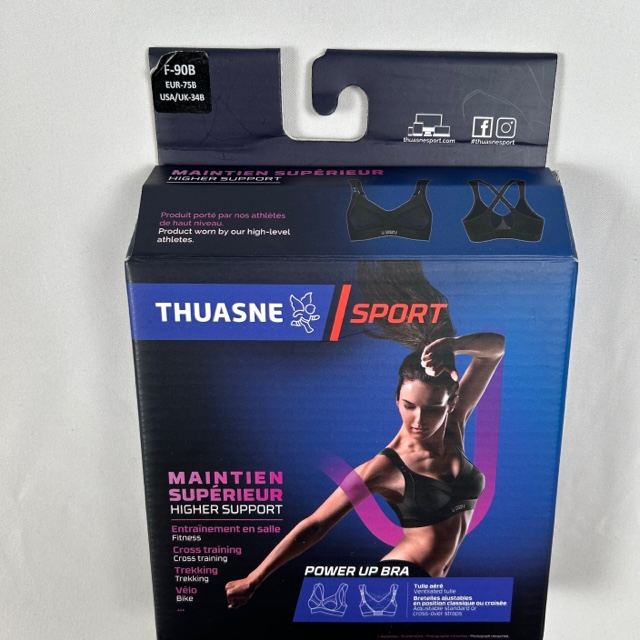 Voir photo 5 de Brassière de training femme Power Up Thuasne 75B, noir Brassière de training femme Power Up Thuasne 75B, noir Parfait état reconditionné photo 5