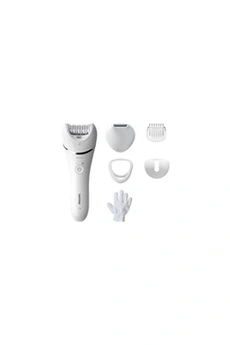 BRE715/00 - Epilateur électrique Serie 8000 - 100% étanche - 6 accessoires Très bon état Philips reconditionné disponible sur Darty