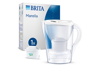 BRITA Carafe filtrante Marella blanche (2,4L) inclus 1 cartouche filtrante MAXTRA PRO All-in-1 Bon état Brita reconditionné disponible sur Darty