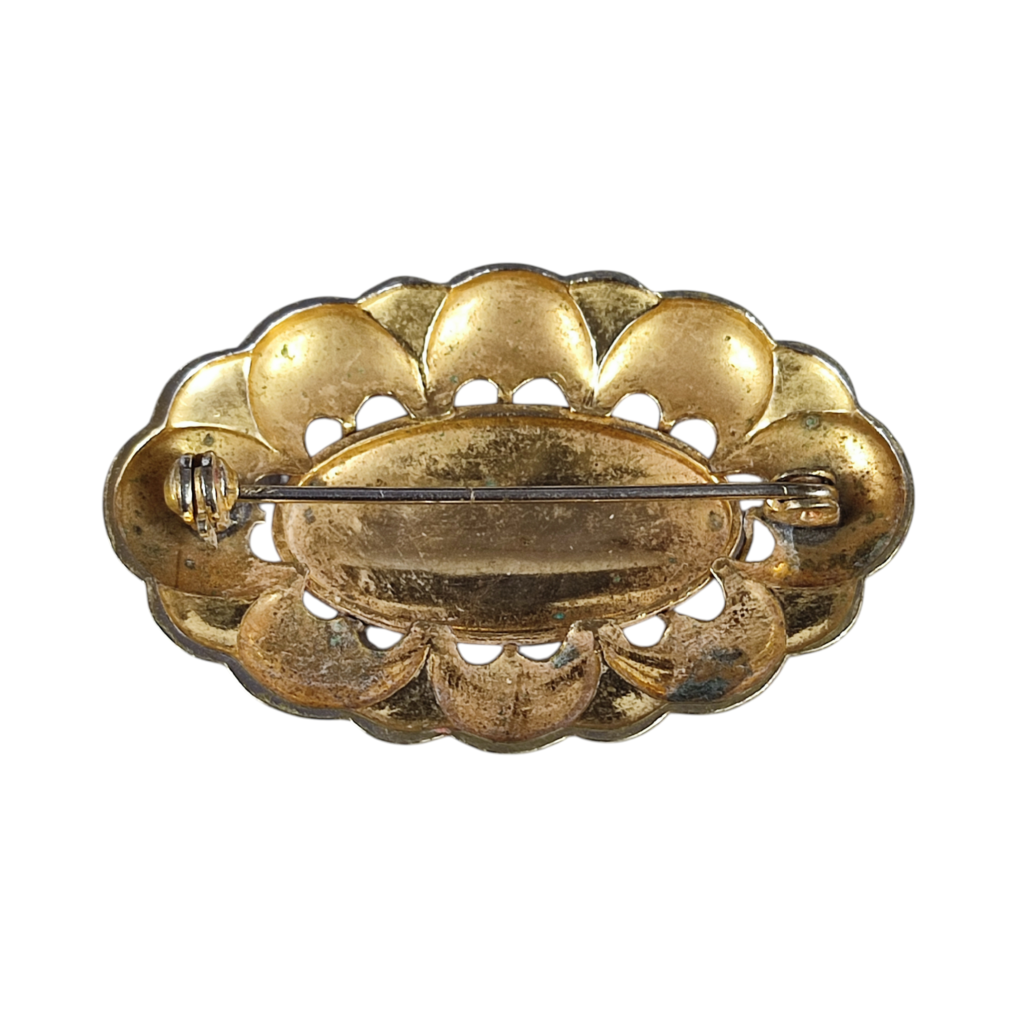Voir photo 3 de Broche vintage en Damascène de Tolède - décor toréador et taureau Broche vintage en Damascène de Tolède - décor toréador et taureau Bon état reconditionné photo 3