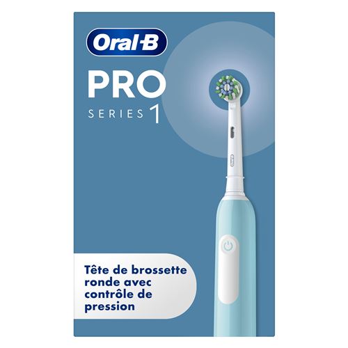 Brosse à dents électrique Oral-B Pro 1 Bleue Cross Action avec 1 brossette État correct Oral-B reconditionné disponible sur Fnac
