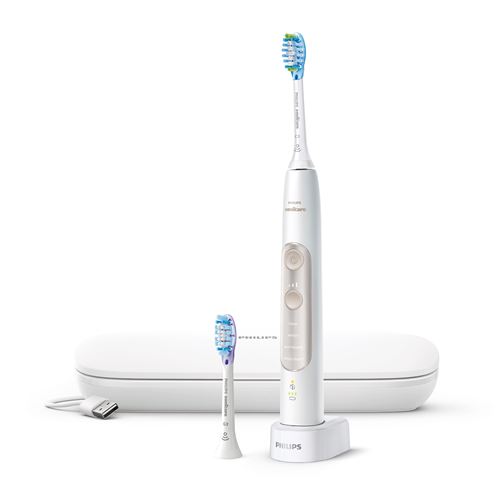 Brosse à dents électrique Philips HX9691/02 Blanc État correct Philips reconditionné disponible sur Fnac