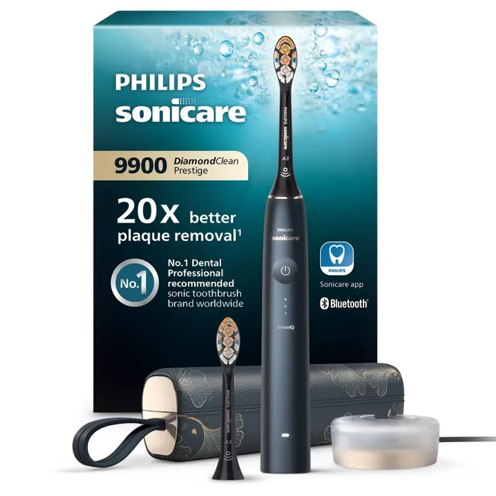 Brosse à dents électrique Philips Sonicare DiamondClean Prestige 9900 HX9992/42 Bleu nuit Reconditionné Philips reconditionné disponible sur Cdiscount Seconde Vie | Dero