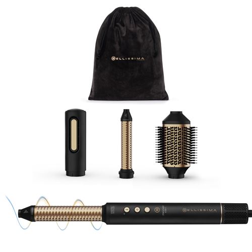 Brosse coiffante multistyler Prodigy 4-en 1 Bellissima 1200W Noir Or État correct reconditionné disponible sur Fnac
