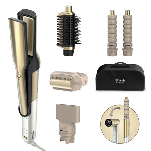 Brosse Coiffante Shark Glam HD6051SEU Doré État correct - 251,99 € Brosse Coiffante Shark Glam HD6051SEU Doré État correct Shark reconditionné disponible sur Fnac