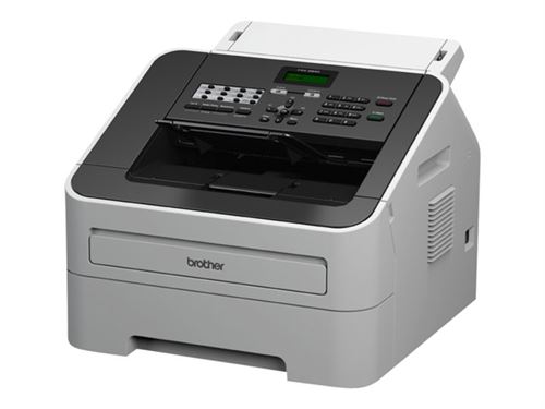 Brother FAX-2840 - Télécopieur / photocopieuse - Noir et blanc - laser - 215.9 x 355.6 mm (original) - 216 x 406.4 mm (support) - jusqu'à 20 ppm (copie) - 250 feuilles - 33.6 Kbits/s État correct Brother reconditionné disponible sur Fnac