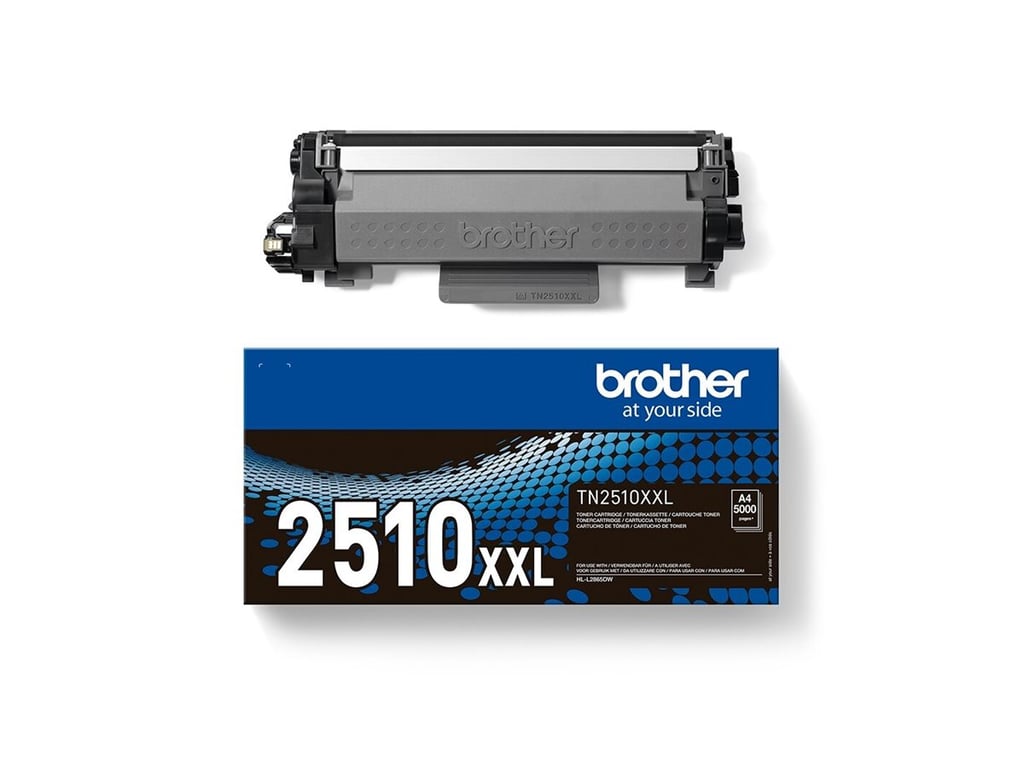 BROTHER TN2510XXL high yield black toner cartridg 5.000 pages - Excellent état Parfait état Brother reconditionné disponible sur Pixmania