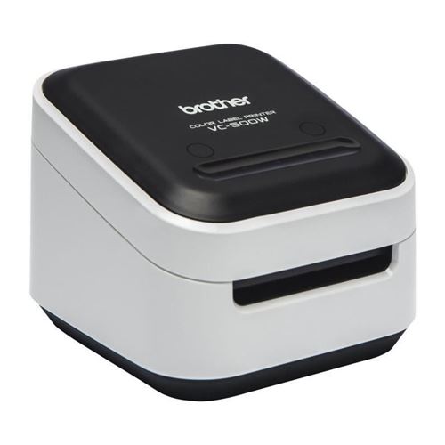 Brother VC-500W - Imprimante d'étiquettes - couleur - thermique direct - Rouleau (5 cm) - 313 ppp - jusqu'à 8 mm/sec (mono) / jusqu'à 8 mm/sec (couleur) - USB 2.0, Wi-Fi(n) - outil de coupe État correct N/A reconditionné disponible sur Fnac