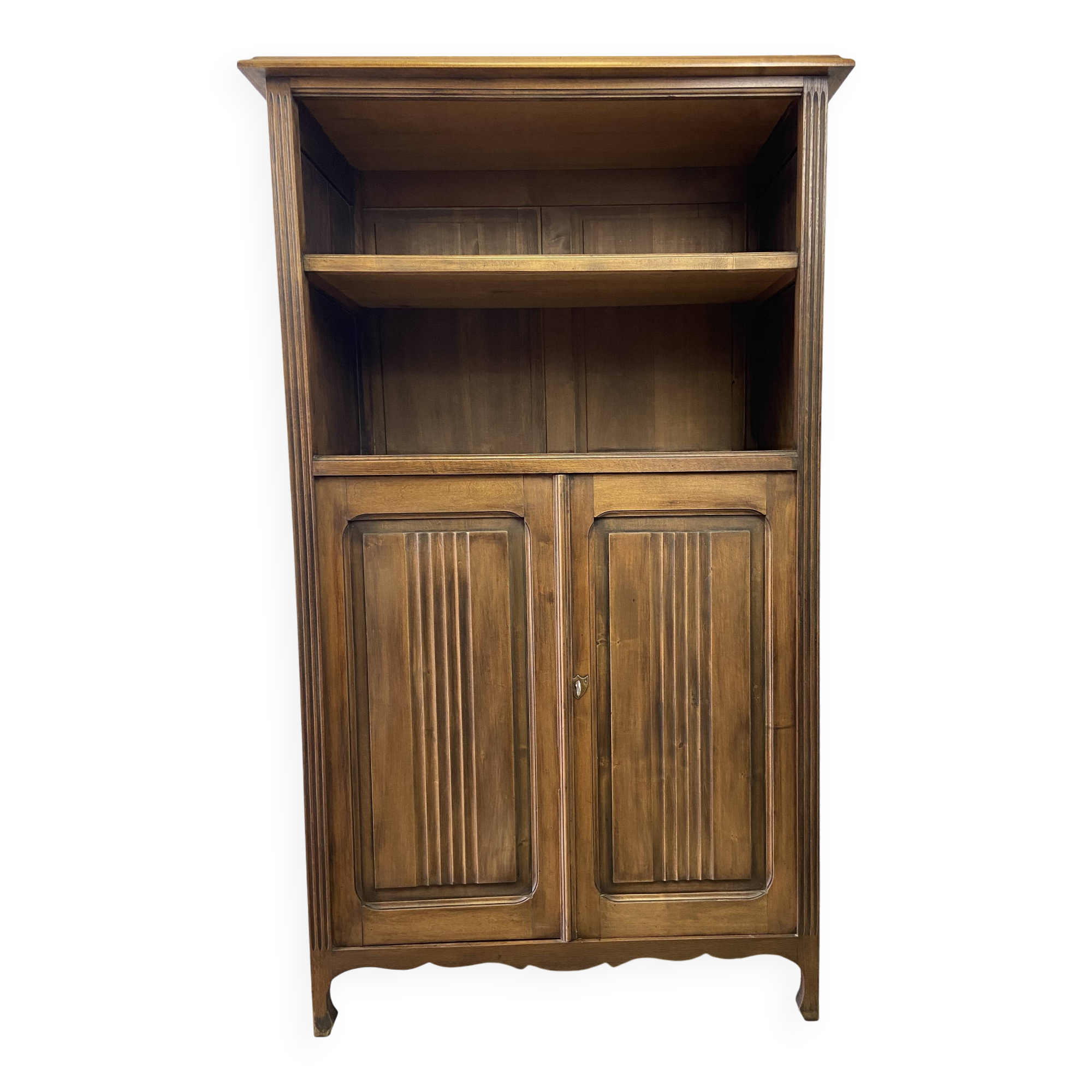 Buffet/bibliothèque vintage Bon état reconditionné (offre indisponible)