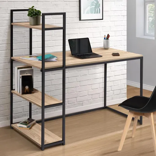 Bureau bibliothèque DETROIT design industriel Bon état reconditionné disponible sur Rakuten