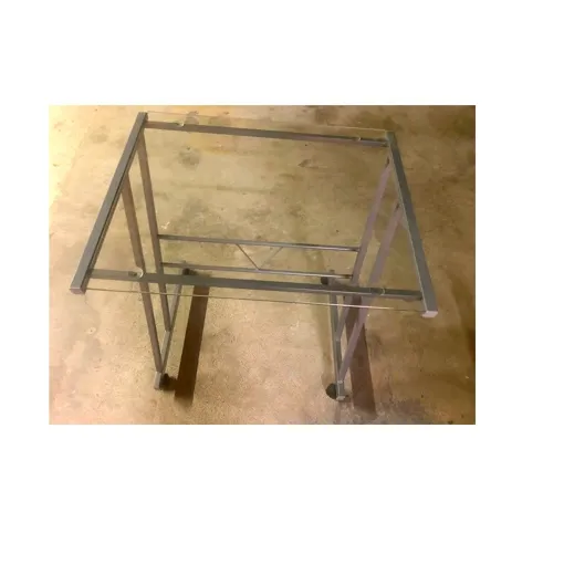Bureau De Travail Acier Et Verre Table Tablette Gueridon Console Demontable 50x60 Cm Bon état reconditionné disponible sur Rakuten