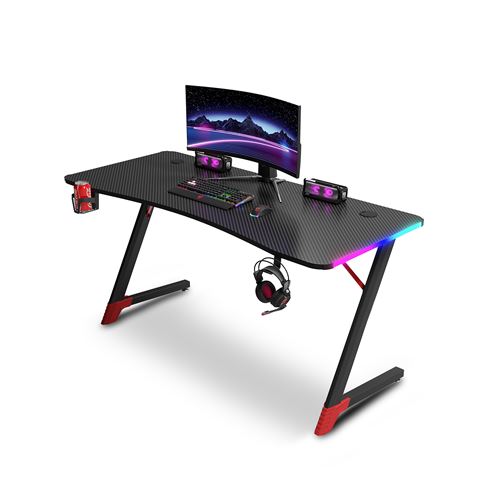 Bureau ergonomique gamer avec porte gobelet et support casque Urban Factory Ergo LED Noir État correct - 84,99 € Bureau ergonomique gamer avec porte gobelet et support casque Urban Factory Ergo LED Noir État correct Urban Factory reconditionné disponible sur Fnac