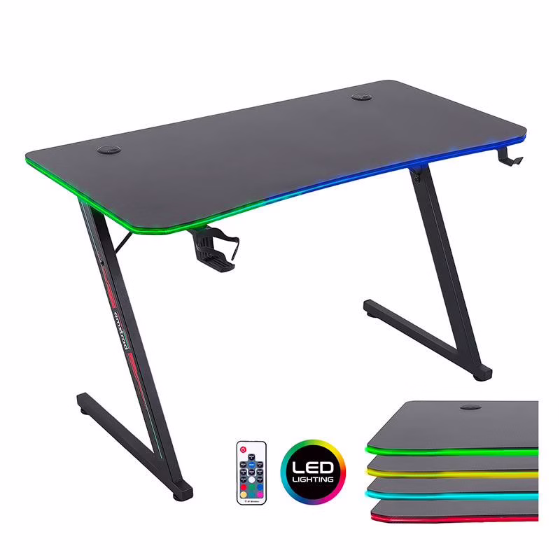 Bureau Gaming Amstrad Ams-desk120z Led Aura reconditionné disponible sur Electro Depot