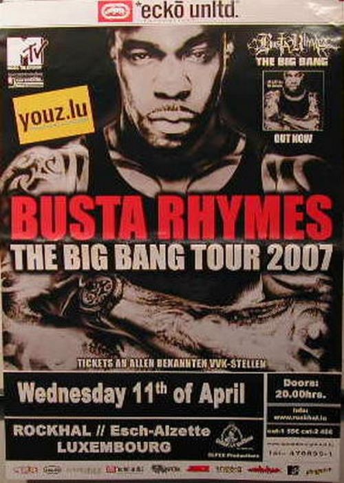 Busta Rhymes - 60x84 cm - AFFICHE / POSTER État correct N/A reconditionné disponible sur Fnac