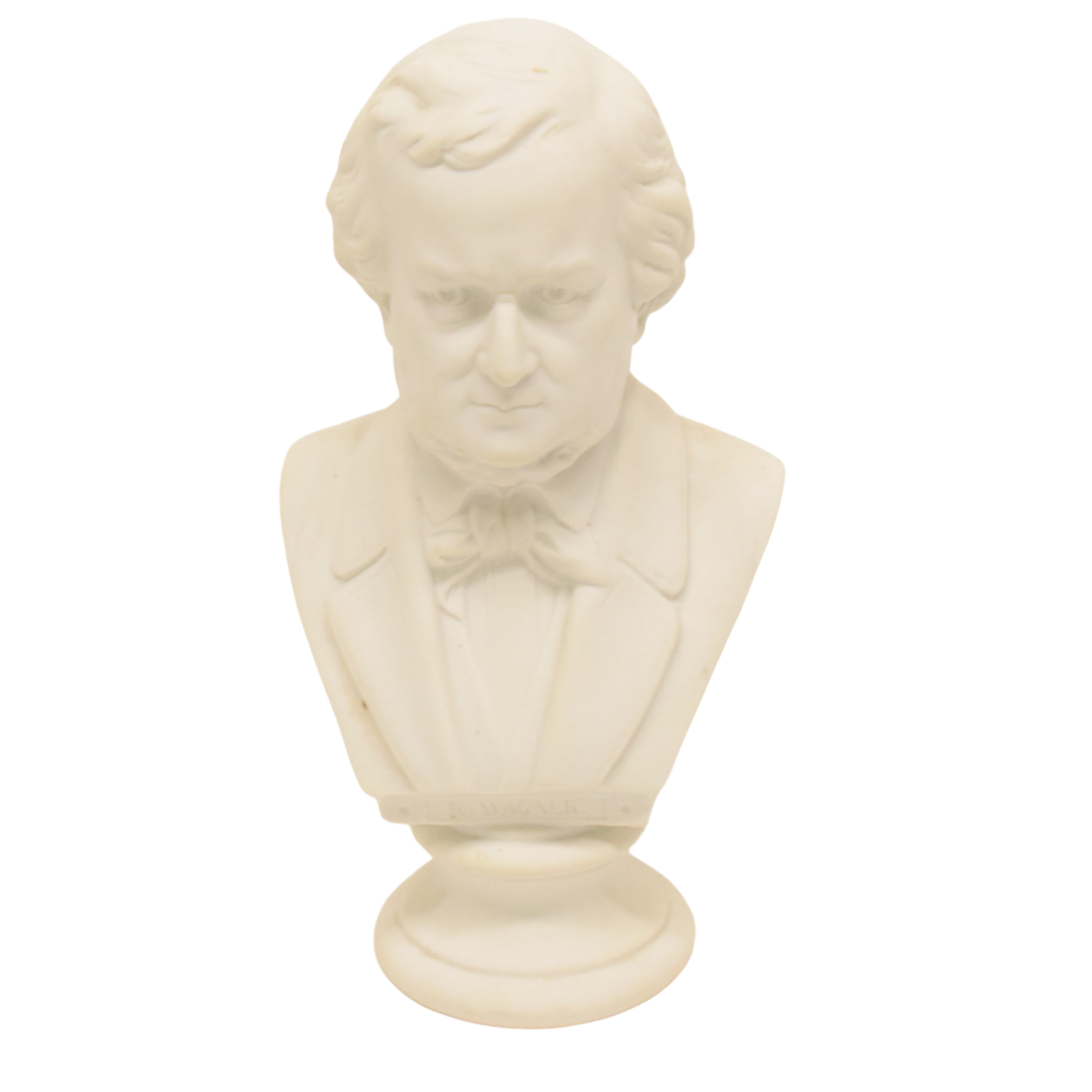 Acheter Buste en biscuit sur base ronde 16 cm à l'effigie du compositeur Richard WAGNER État correct - 10,00 € Buste en biscuit sur base ronde 16 cm à l'effigie du compositeur Richard WAGNER État correct reconditionné disponible sur Label Emmaüs