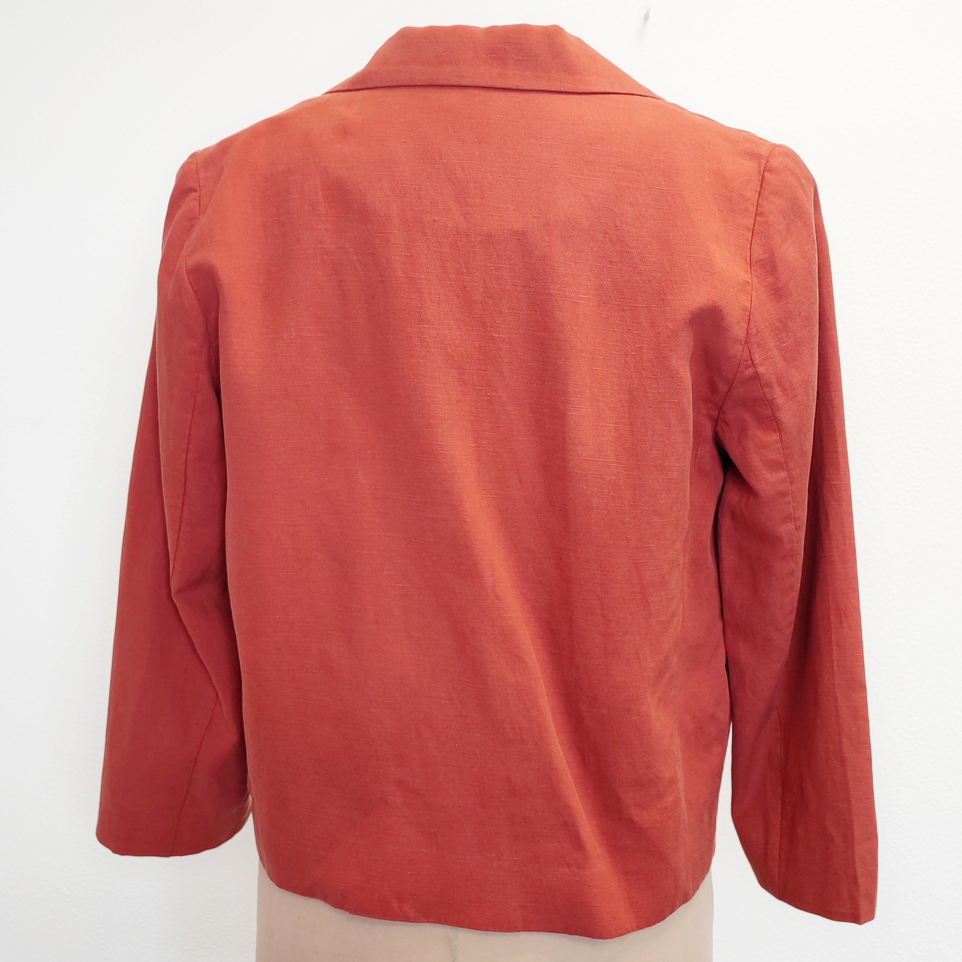 C'EST BEAU LA VIE - Veste rouge brique - 38 - Femme Bon état reconditionné photo 3