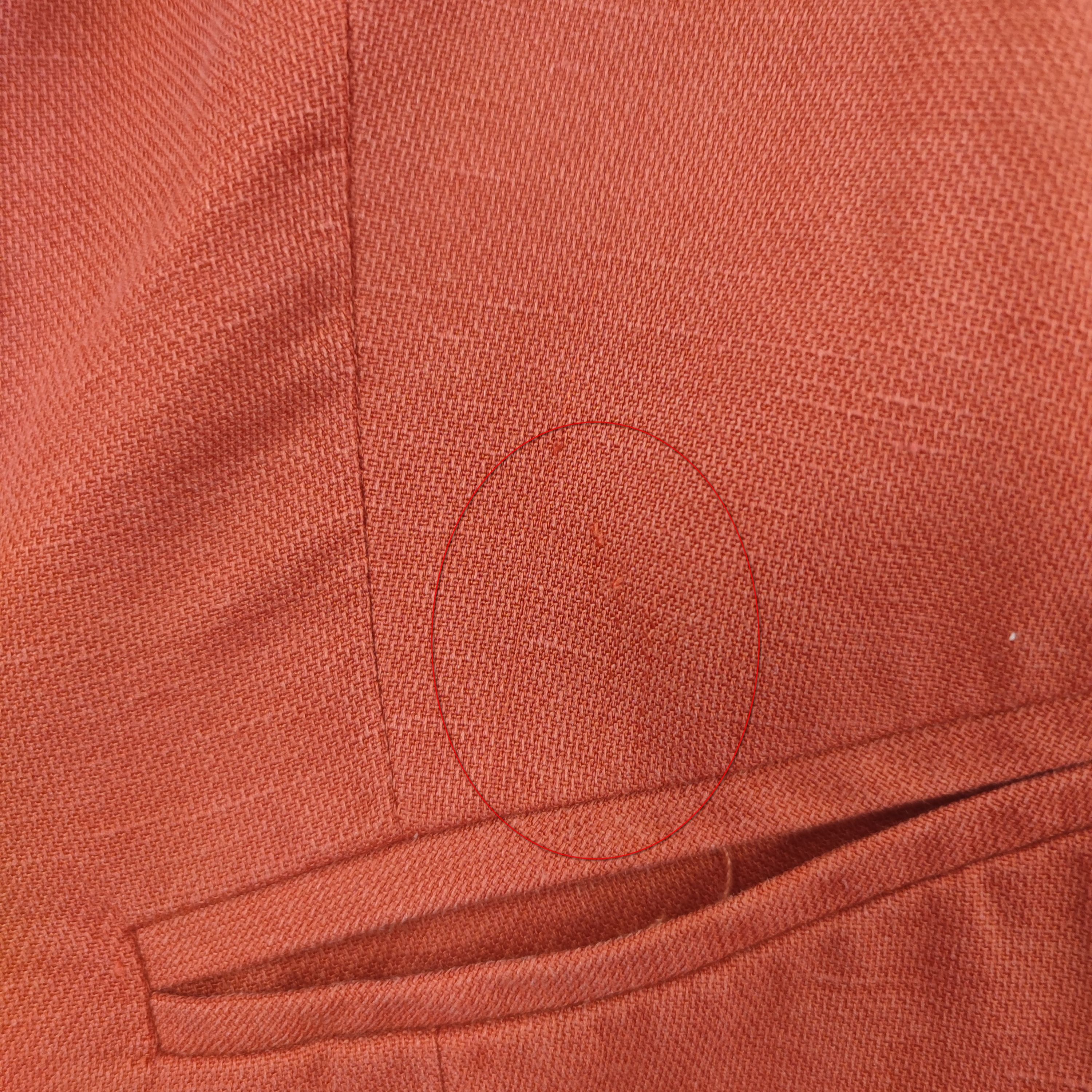 C'EST BEAU LA VIE - Veste rouge brique - 38 - Femme Bon état reconditionné photo 4