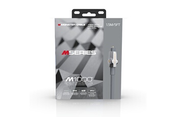 Câble audio numérique Monster Home Audio 1.5M Silver Bon état Monster Cable reconditionné disponible sur Darty