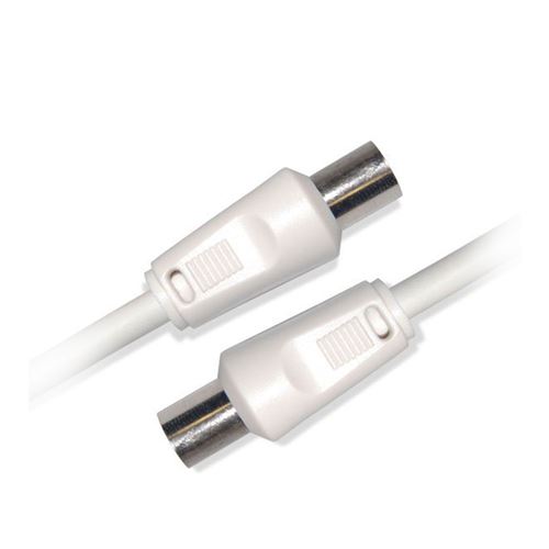 Acheter Câble coaxial Diffusion mâle femelle 5 m Blanc + adaptateur mâle mâle État correct - 12,99 € Câble coaxial Diffusion mâle femelle 5 m Blanc + adaptateur mâle mâle État correct reconditionné disponible sur Fnac