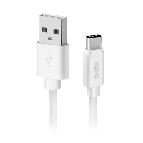 Câble de données et de chargement Type C SBS Collection Polo 1,5 m Blanc État correct reconditionné disponible sur Fnac