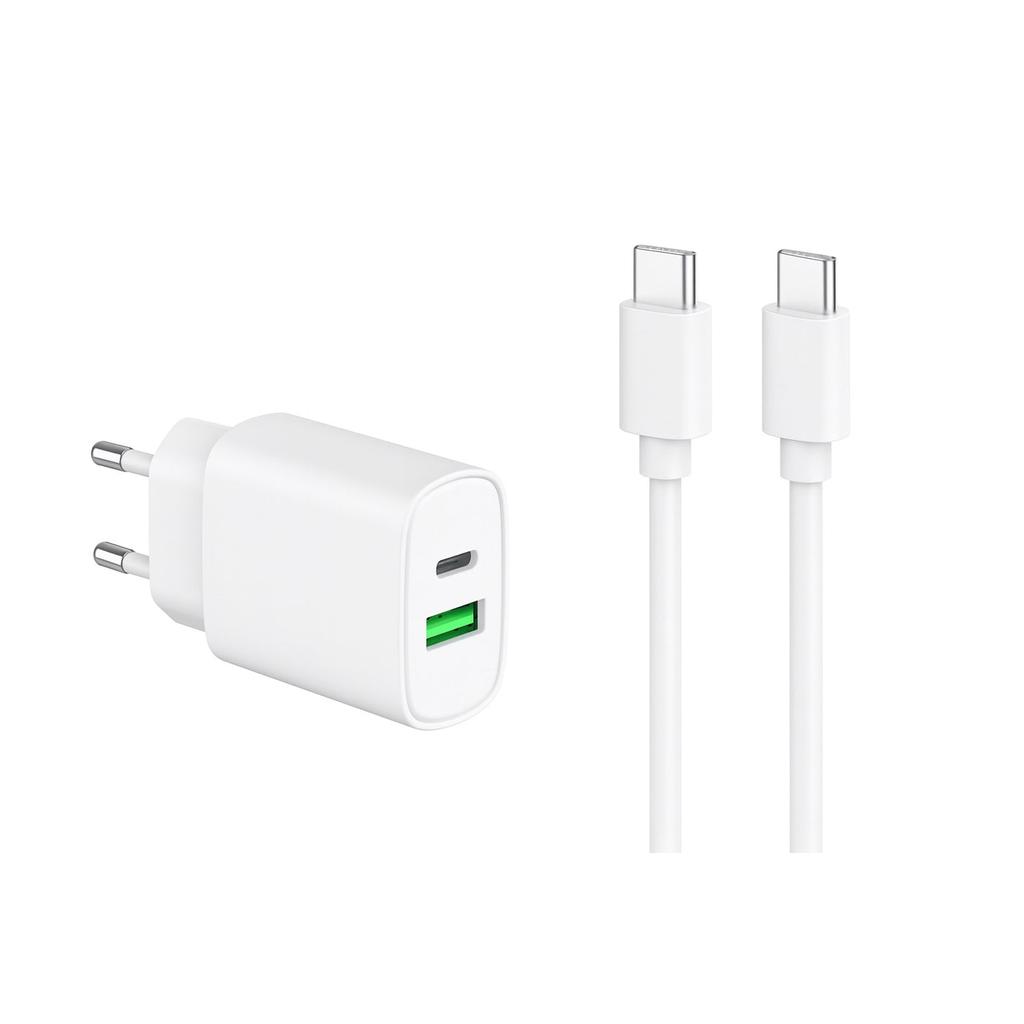 Acheter Câble et Prise Murale (USB-C + USB-C) 20W - WTK Reconditionné - 29,90 € Câble et Prise Murale (USB-C + USB-C) 20W - WTK Reconditionné N/A reconditionné disponible sur Backmarket
