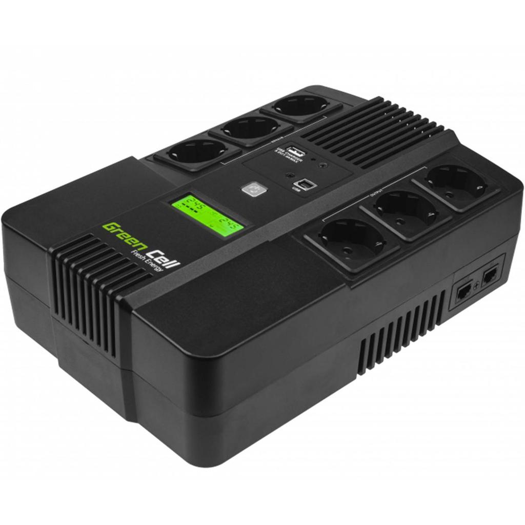 Câble Green Cell UPS07 6x Schuko USB Reconditionné Green Cell reconditionné disponible sur Backmarket