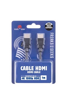 Câble multi supports HDMI Ethernet 1.4 4K Noir 1 m Bon état N/A reconditionné disponible sur Darty