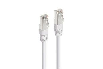CABLE RJ45 CAT6 DROIT 10M BLANC Bon état N/A reconditionné disponible sur Darty