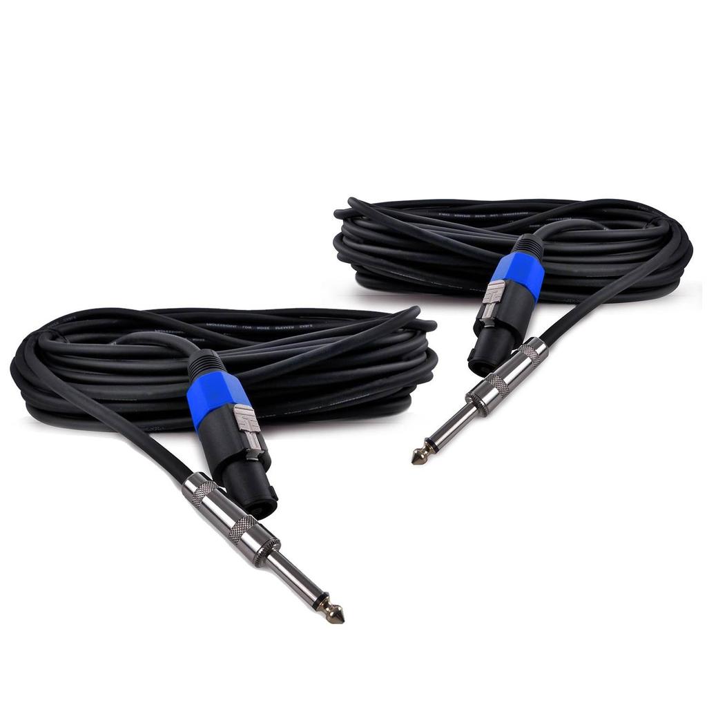 Câble Soundlab Lot de 2 Câbles Jack 6,35mm / Speakon mâle 10 m pour enceintes Reconditionné Soundlab reconditionné disponible sur Backmarket | Dero