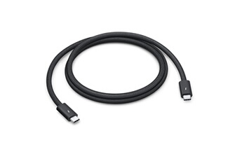 Câble Thunderbolt 5 USB-C Pro 1 m Noir Très bon état Apple reconditionné disponible sur Darty