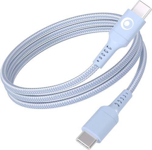 Câble tressé BigBen Connected USB-C vers USB-C 1,2 m Bleu État correct Bigben Connected reconditionné disponible sur Fnac