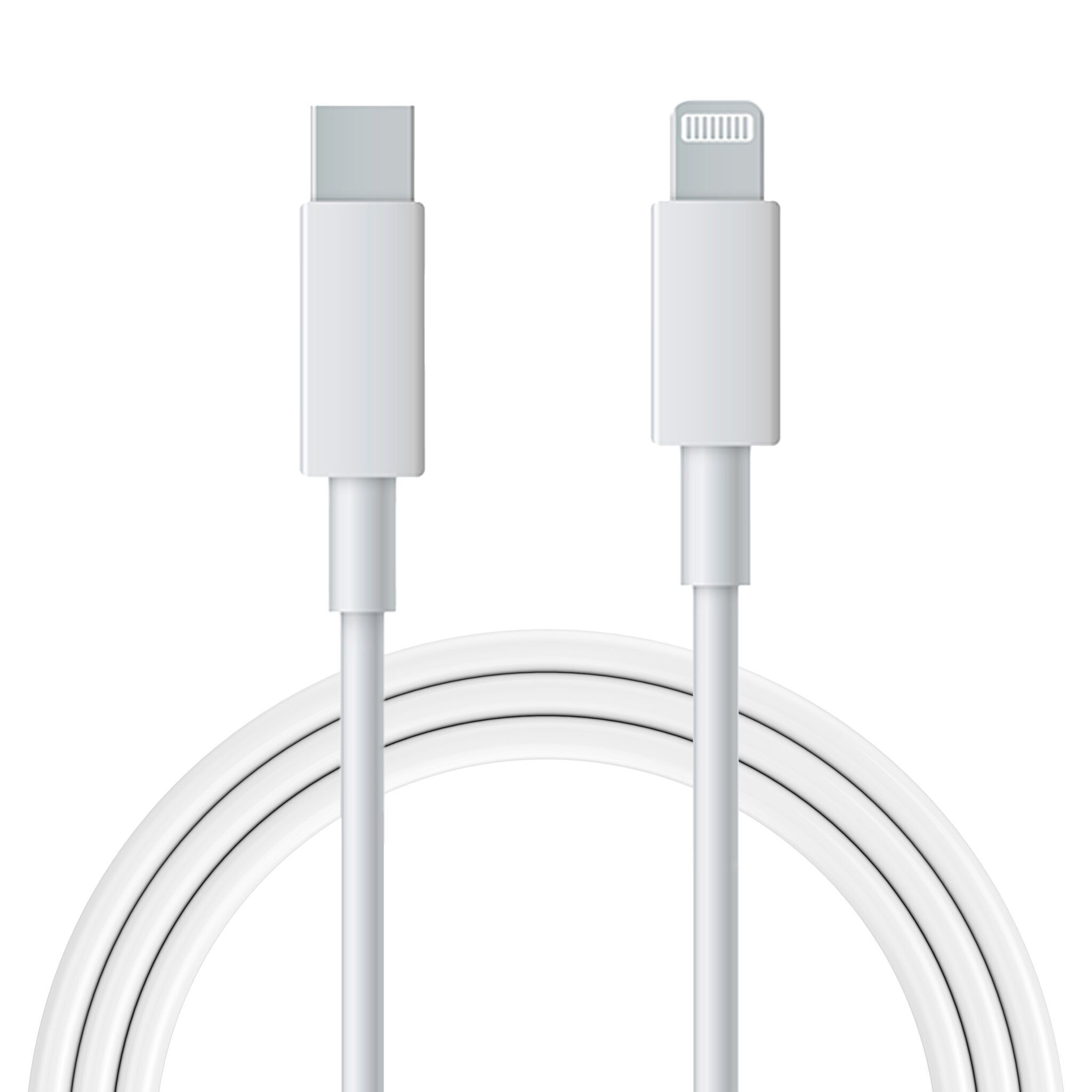 Câble (USB-C à Lightning) - 1m blanc Parfait état reconditionné disponible sur Refurbed | Dero