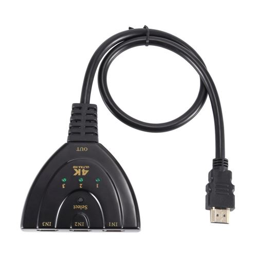 CABLING® 3 Port HDMI Switch 4K 2160P HDMI Adaptateur 3 Entrées 1 Sortie Dolby Digital Intelligent HDMI Commutateur pour TV Blu-Ray cable box PS3 PS4 Xbox (Noir) État correct reconditionné disponible sur Fnac
